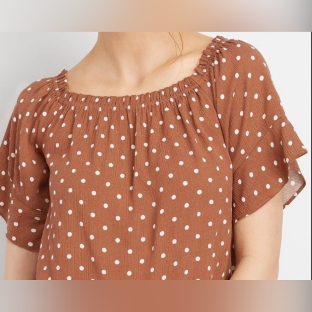 Polka dot top size 3X